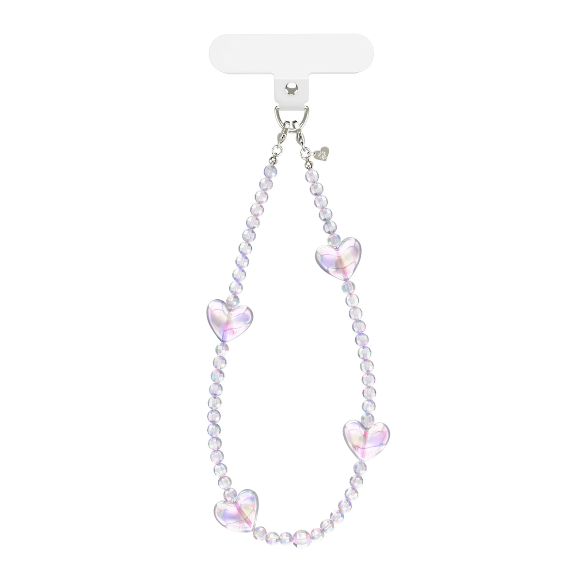 Holo Heart Phone Charm