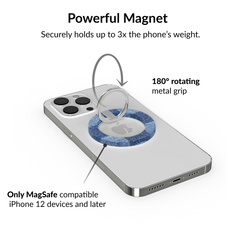 Denim Vibe Checkered MagSafe Grip Ring