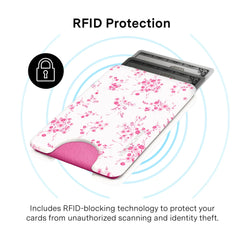 French Rose Floral MagSafe Wallet