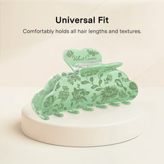 Storybook Sage Floral Hair Clip