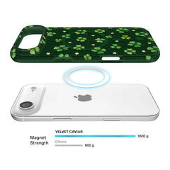 Lucky Clover Glitter iPhone Case