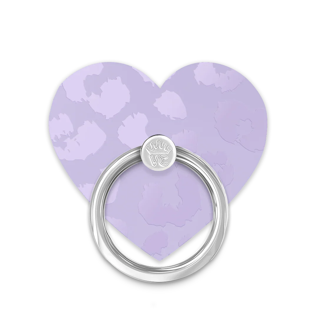 Lilac Leopard Phone Ring