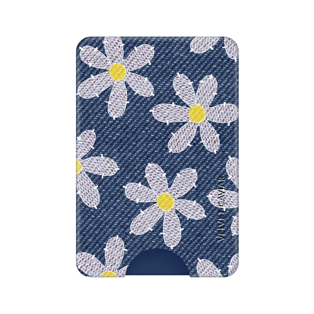 Denim Daisy MagSafe Wallet