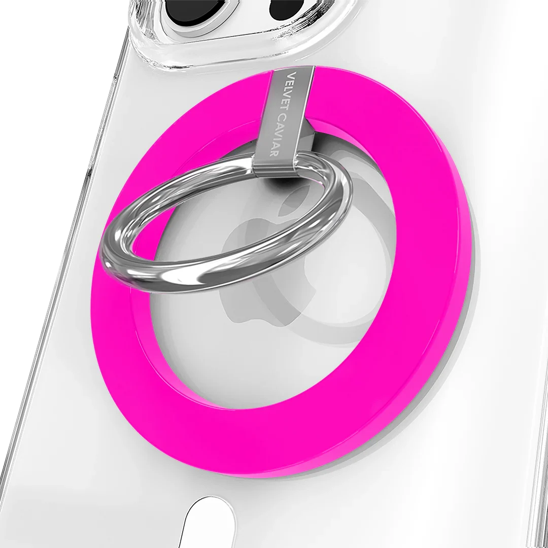 Neon Pink MagSafe Grip Ring