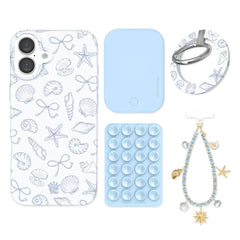 Coastal Seashells iPhone Bundle Set - Grip