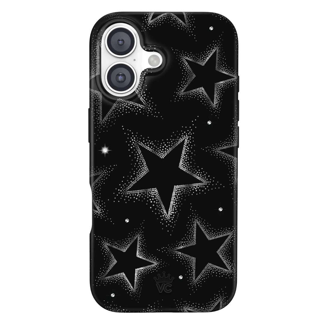 Crystal Chrome Stars iPhone Case