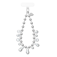 Pearl Drip Chain Phone Charm