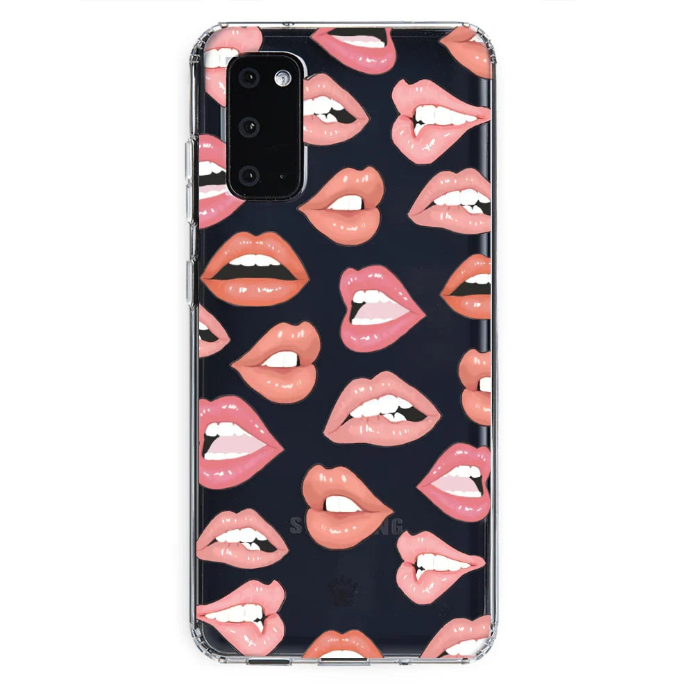 Nude Lips Samsung Galaxy Clear Case