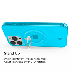 Neon Blue MagSafe Grip Ring